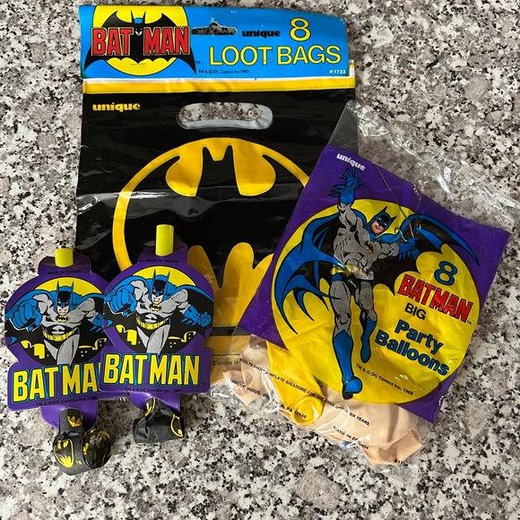 Batman bundle of party items - Picture 1 of 7